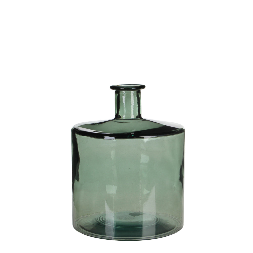Guan Bottle Glass grey - Alto 26 x diámetro 21cm.