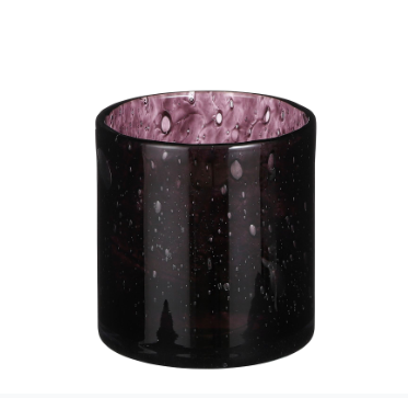 Estelle Vase recycled glass black - 2 tamaños.