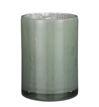 Estelle Vase recycled glass light green.